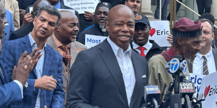 NYC Clergy and Community Leaders Rally in Support of Mayor Eric Adams Amid Legal Battle