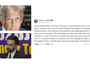 Trump Says Mamdani’s ‘Communist Promises’ Won’t Be Funded