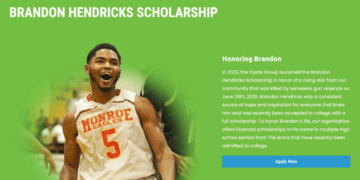 Brandon Hendricks Scholarship Accepting Applications for 2026