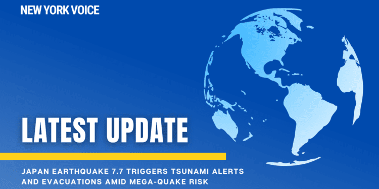 Japan Earthquake 7.7 Triggers Tsunami Alerts and Evacuations Amid Mega-Quake Risk