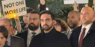 Mamdani Faces Backlash From Former Pro-Palestinian Supporters at October 7th Vigil